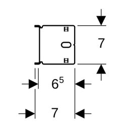 Geberit Duofix Traverse für Unterputz-Absperrventile... GEBERIT-111576001 4025416635611 (Abb. 1)