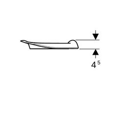 Geberit Bambini WC-Sitzring für Kleinkinder, Karminrot... GEBERIT-502972FY1 4025410126351 (Abb. 1)