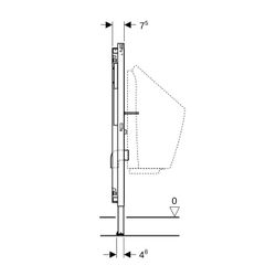 Geberit Duofix Element für Urinal, 112-130cm universell, für AD-Druckspüler, für Met... GEBERIT-111686002 4064746030994 (Abb. 1)
