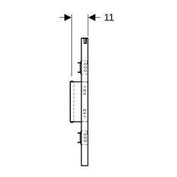 Geberit Duofix Traversenelement für Wandarmatur Unterputz, für Metall-, Holzständerw... GEBERIT-111785002 4064746031175 (Abb. 1)