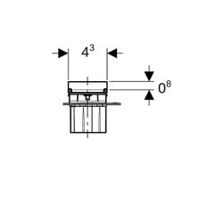 Geberit CleanLine Duschrinne, befliesbar Sonderanfertigung/Edelstahl gebürstet... GEBERIT-154455001 4025416800187 (Abb. 1)