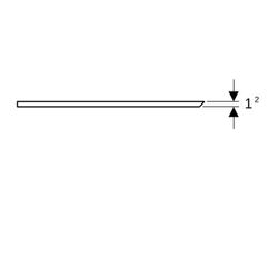 Geberit Bambini Dekorblende Seite, für Spiel-, Waschlandschaft, tieferes Becken, Alp... GEBERIT-431020016 4022009368918 (Abb. 1)
