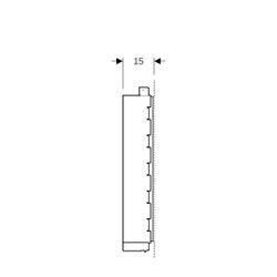 Geberit Duofix Element für Nischenablagebox 50x87x15cm mit Einlegeböden... GEBERIT-111590001 4025416452607 (Abb. 1)