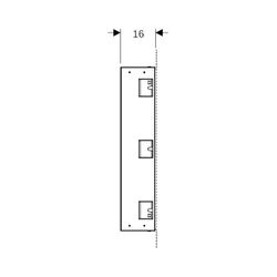 Geberit GIS Element für Nischenablagebox mit Einlegeböden... GEBERIT-461790001 4025416454519 (Abb. 1)