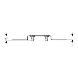 Geberit FlowFit Anschlusswinkel 90 Grad vormontiert, zweifach, abgesetzt, d 16mm, Rp... GEBERIT-619660001 4025410704429 (Abb. 1)