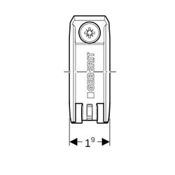 Geberit Fixpunktbefestigung PA 66, di 32mm... GEBERIT-619733001 4025416603184 (Abb. 1)