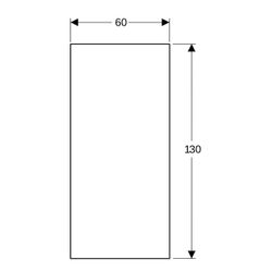 Geberit GIS Paneel 130x60x1,8cm, 461025001... GEBERIT-461025001 4025416040545 (Abb. 1)