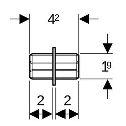 Geberit GIS Profilführung, 461064001... GEBERIT-461064001 4025416071457 (Abb. 1)