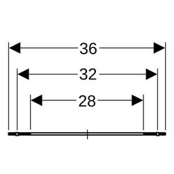 Geberit Set Flachdichtung für Geberit Pluvia Befestigungsflansch für Rinnen... GEBERIT-240408001 4025416047223 (Abb. 1)