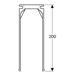 Geberit Typ 220 Deckelbefestigung, 240159001... GEBERIT-240159001 4025416063520 (Abb. 1)