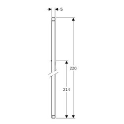 Geberit Duofix Ständer für Trockenbauwand, Höhe 220cm, raumhoch... GEBERIT-111826001 4025416855576 (Abb. 1)