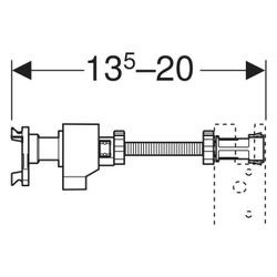 Geberit Duofix Wandanker für Einzel- und Systemmontage, Zinkdruckguss/Stahl/Kunststo... GEBERIT-111080001 4064746058516 (Abb. 1)