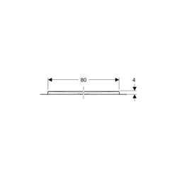 Geberit Olona Rechteckduschwanne mit Dichtvlies 160x80cm, Mattweiß... GEBERIT-550923001 4025410873453 (Abb. 1)