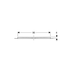 Geberit Olona Rechteckduschwanne mit Dichtvlies 160x90cm, Mattweiß... GEBERIT-550924001 4025410873460 (Abb. 1)