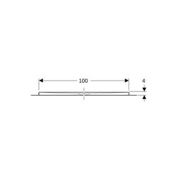Geberit Olona Rechteckduschwanne mit Dichtvlies 160x100cm, Mattweiß... GEBERIT-550925001 4025410873408 (Abb. 1)