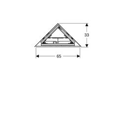 Geberit GIS Element für Wand-WC, 114cm, mit Sigma UP-Spülkasten 12cm, Ecklösung... GEBERIT-461303006 4064746032974 (Abb. 1)