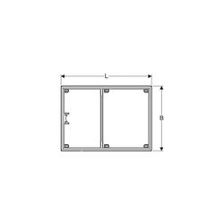 Geberit Installationsrahmen für Setaplano Duschfläche über 100cm, für 6 Füße, Breite... GEBERIT-154493001 4025410771049 (Abb. 1)
