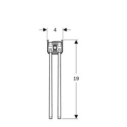 Geberit Rohrschelle GIS, 16-32mm, 19x4x12cm, 461216001... GEBERIT-461216001 4064746058288 (Abb. 1)