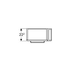 Geberit Renova Compact Unterschrank, Handwaschbecken, Handtuchhalter rechts, 44,8x60... GEBERIT-862050000 4022009327441 (Abb. 1)