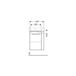 Geberit Renova Compact Unterschrank, Handwaschbecken, Handtuchhalter rechts, 44,8x60... GEBERIT-862050000 4022009327441 (Abb. 1)