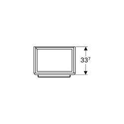 Geberit Renova Compact Unterschrank, Waschtisch, 1 Tür, 50x60,4x36,7cm, Weiß lackier... GEBERIT-862055000 4022009327465 (Abb. 1)