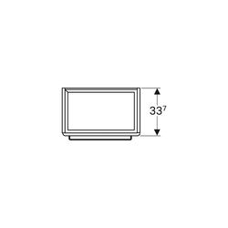 Geberit Renova Compact Unterschrank, Waschtisch, 1 Tür, 55x60,4x36,7cm, Weiß lackier... GEBERIT-862060000 4022009327472 (Abb. 1)
