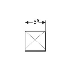 Geberit Steckdosenelement Steckertyp CEE 7/16, Anthrazit... GEBERIT-501020000 4022009343441 (Abb. 1)