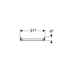 Geberit Publica Klapprost mit Puffern... GEBERIT-552201000 4022009183153 (Abb. 1)