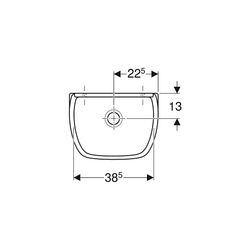 Geberit Publica Ausgussbecken für Klapprost 45x35x33,5cm... GEBERIT-367200000 4022009080568 (Abb. 1)