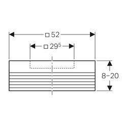 Geberit Pluvia Wärmedämmung Außendurchmesser 56mm... GEBERIT-359123001 4025410163073 (Abb. 1)