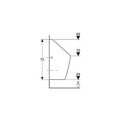 Geberit Selva Urinal wasserlos, Weiß... GEBERIT-116081001 4025416530138 (Abb. 1)
