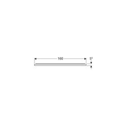 Geberit Xeno2 Lichtspiegel mit direkter, indirekter Beleuchtung, Breite 160cm, Höhe ... GEBERIT-500204001 4025416430322 (Abb. 1)