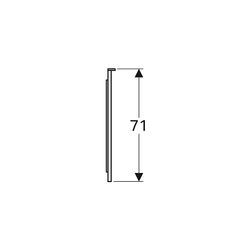 Geberit Xeno2 Lichtspiegel mit direkter, indirekter Beleuchtung, Breite 160cm, Höhe ... GEBERIT-500204001 4025416430322 (Abb. 1)