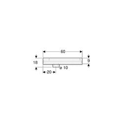 Geberit Publica Hock-WC, 45x18x60cm, Weiß... GEBERIT-208580000 4022009348125 (Abb. 1)