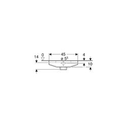 Geberit Publica Hock-WC, 45x18x60cm, Weiß... GEBERIT-208580000 4022009348125 (Abb. 1)