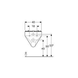 Geberit Publica Ausguss mit Klapprost, 40x37x49cm... GEBERIT-201680600 4022009315875 (Abb. 1)