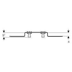 Geberit FlowFit Anschlusswinkel 90 Grad vormontiert, zweifach, abgesetzt, D 20mm, Rp... GEBERIT-619661001 4025416602606 (Abb. 1)