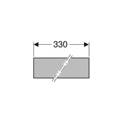Geberit Dämmstreifen, Breite 7cm, Länge 3,3m... GEBERIT-653009000 4022009177510 (Abb. 1)