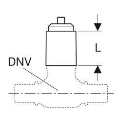 Geberit Set Spindelverlängerung für Kugelhahn DN 25/32... GEBERIT-610059001 4025416217428 (Abb. 1)