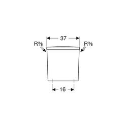 Geberit Renova Aufputzspülkasten aufgesetzt, eckiges Design, 2-Mengen-Spülung, Wasse... GEBERIT-227780600 4022009353600 (Abb. 1)