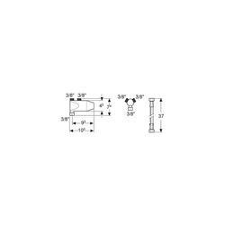 Geberit Bambini Minithermostat für Waschtischarmatur... GEBERIT-599113000 4022009337433 (Abb. 1)