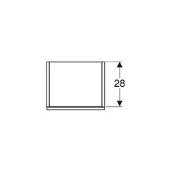 Geberit Smyle Square Mittelhochschrank mit 1 Tür, 36x118x29,9cm, Lava lackiert matt... GEBERIT-500361JK1 4025416433613 (Abb. 1)