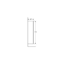 Geberit Smyle Square Mittelhochschrank mit 1 Tür, 36x118x29,9cm, Lava lackiert matt... GEBERIT-500361JK1 4025416433613 (Abb. 1)
