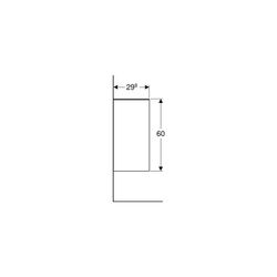 Geberit Smyle Square Seitenschrank offen, 36x60x29,9cm, Nussbaum hickory Melamin Hol... GEBERIT-500358JR1 4025416383284 (Abb. 1)