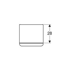 Geberit Smyle Square Seitenschrank, 1 Tür, 36x60x32,6cm, Sandgrau/lackiert hochgl, S... GEBERIT-500359JL1 4025416352631 (Abb. 1)