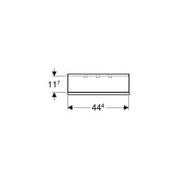 Geberit Smyle Square Wandablage, 45x14,8x15cm, Lava pulverbeschichtet matt, Lava lac... GEBERIT-500362JK1 4025416432685 (Abb. 1)