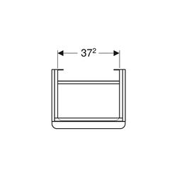 Geberit Smyle Square Unterschr. für Handwaschbecken, 1 Tür, Anschlag Links, 44,2x61,... GEBERIT-500351JL1 4025416360834 (Abb. 1)