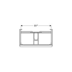 Geberit Smyle Square Unterschrank für Waschtisch, 2 Schubladen, 88,4x61,7x47cm, Weiß... GEBERIT-500354001 4025416363125 (Abb. 1)