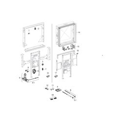 Geberit Rohbaubox für Geberit ONE Spiegelschrank, Höhe 90cm Nennbreite 60cm, für Tro... GEBERIT-111941001 4025410946195 (Abb. 1)