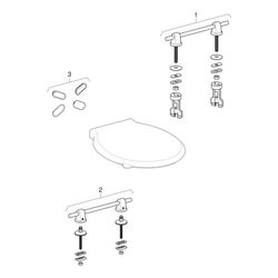 Geberit Renova Wand-WC Tiefspüler Tiefe 54cm, Manhattan... GEBERIT-203040010 4022009285062 (Abb. 1)